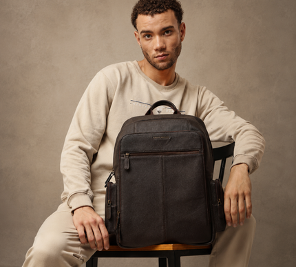 Keystone Genuine Leather Backpack