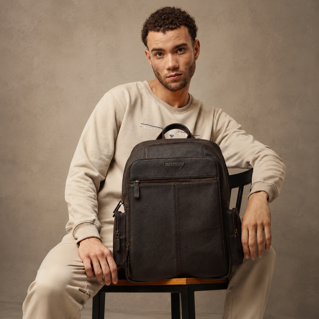 Keystone Genuine Leather Backpack